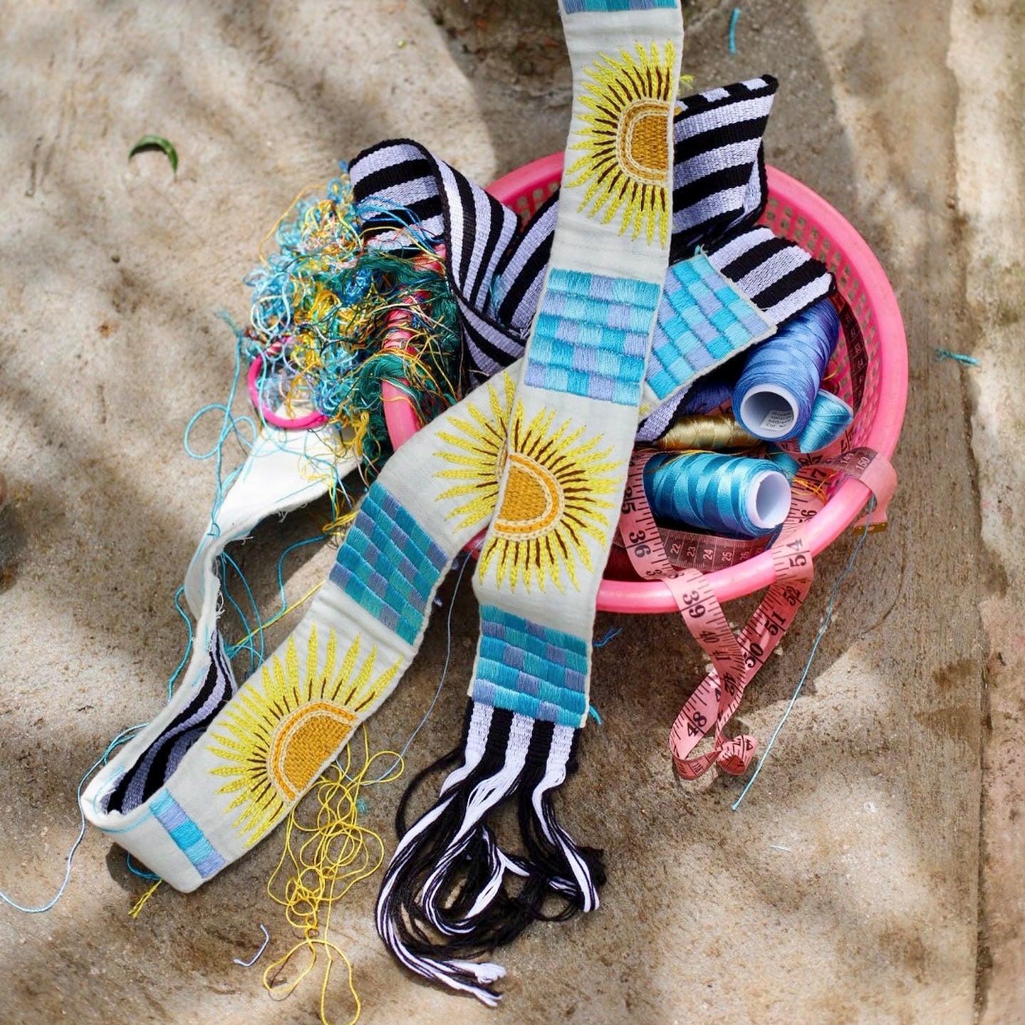 Emma Sling Bag in Caramel with Fringes + Argentina 1/2 Strap by ByFlorecer