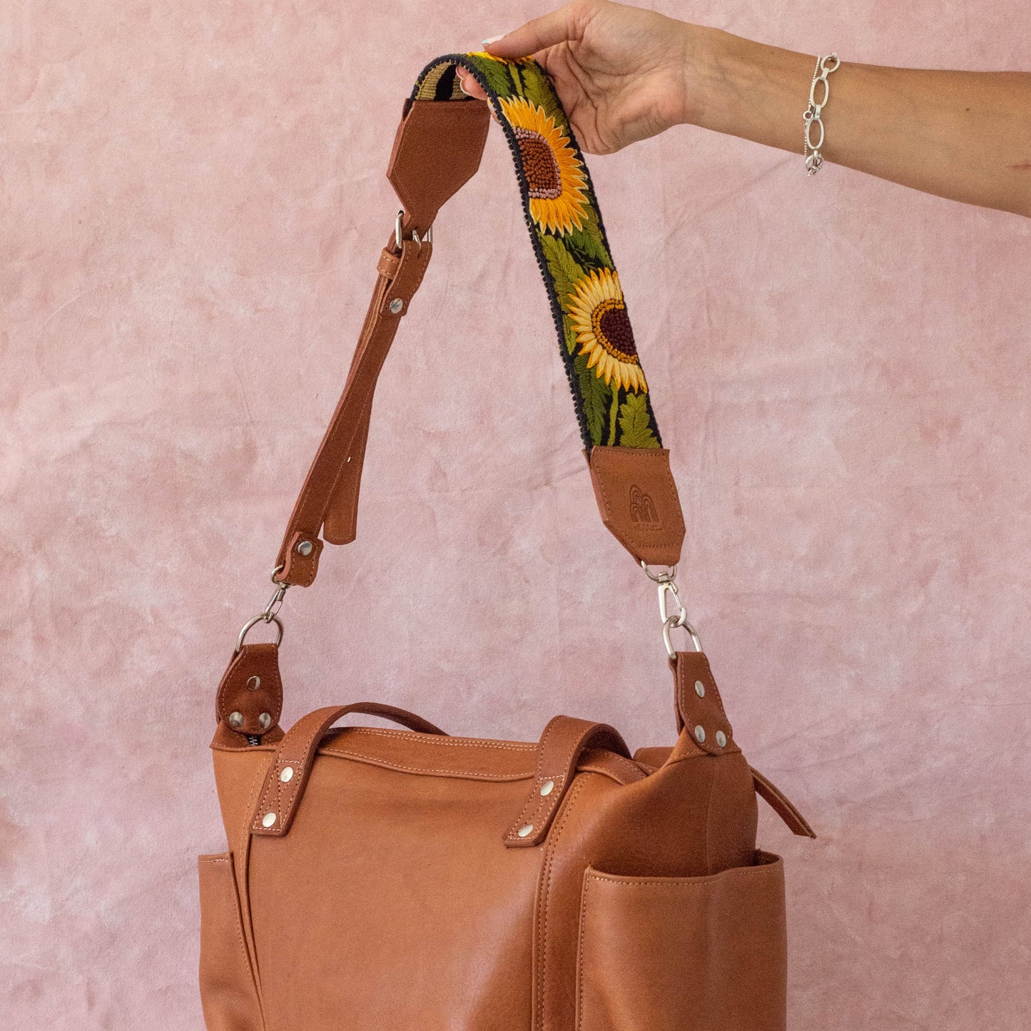 Backpack Teté in Caramel + 1 Regular Strap Buenos Aires
