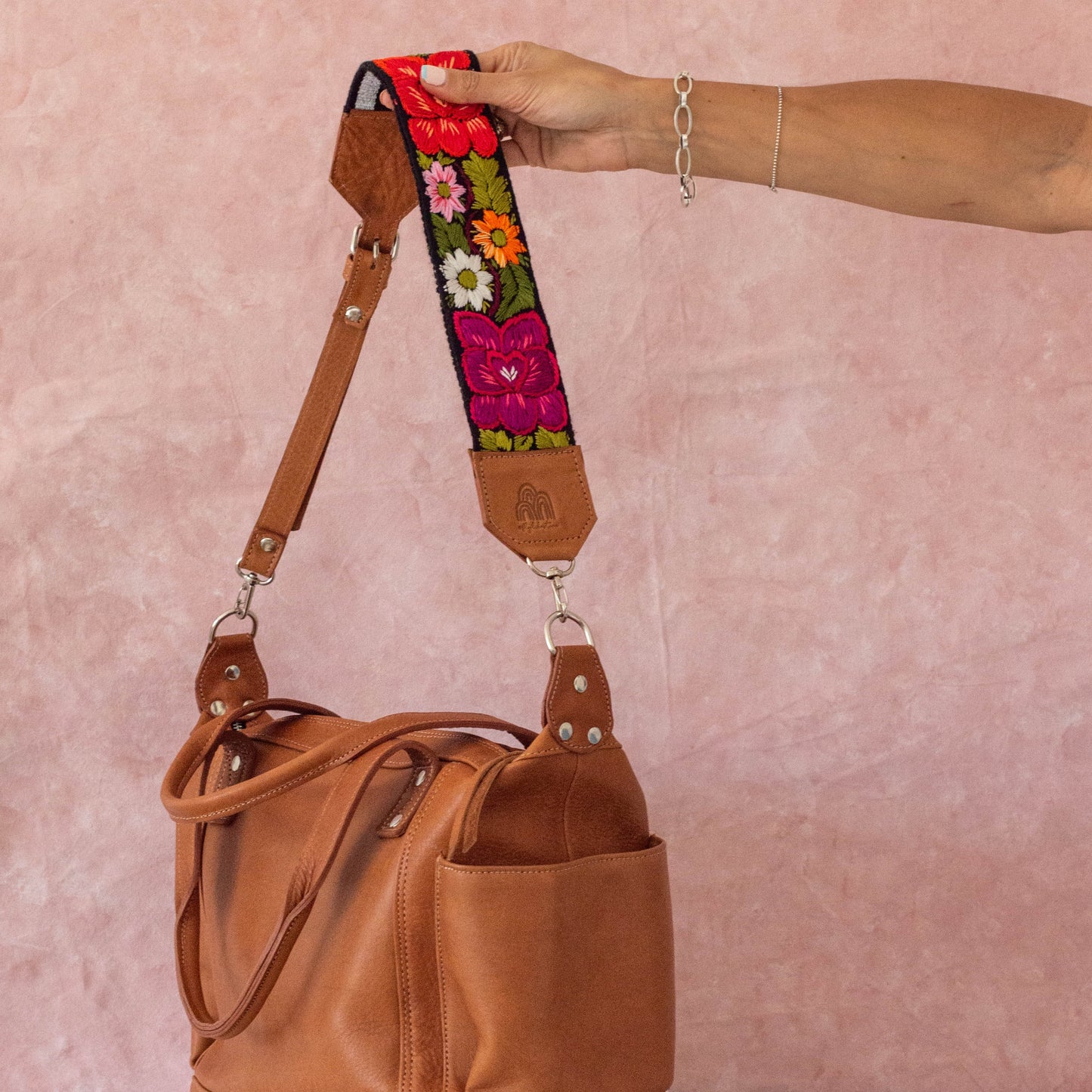 Mochila Teté + 1 Correa Corta London en Caramelo