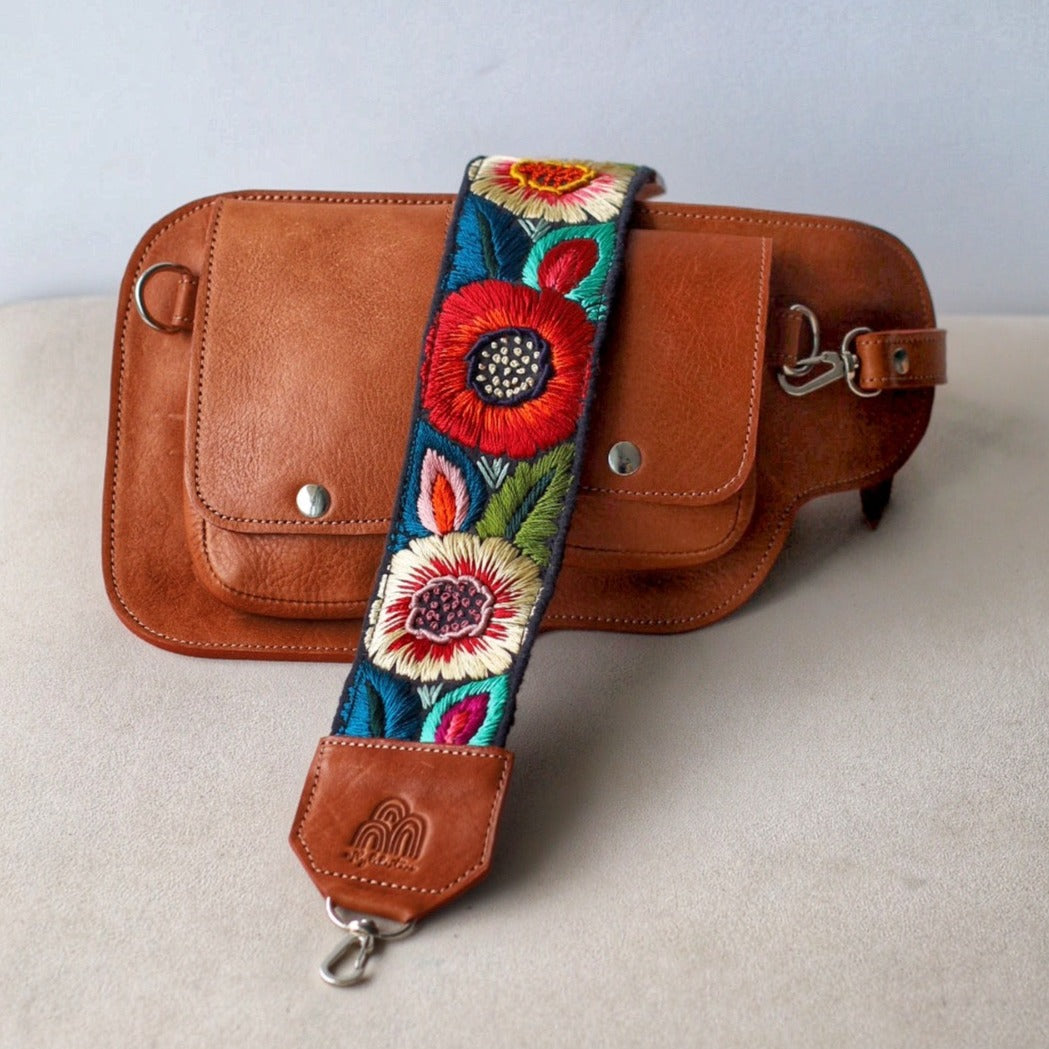 Coco Sling Bag + Mostar Strap in Caramel