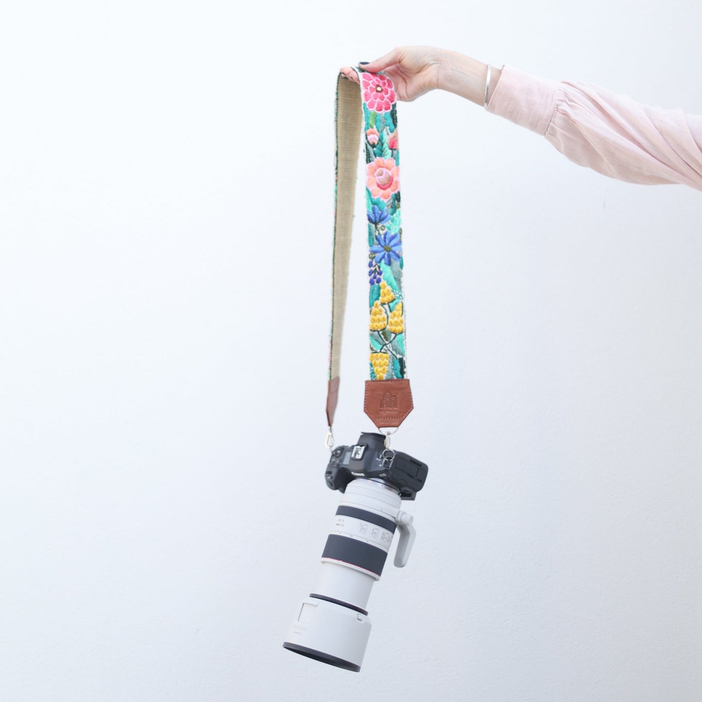 Copenhagen Camera Strap in Caramel by Mariu Riganti