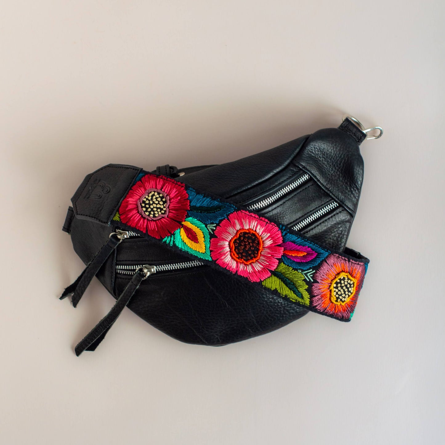 Emma Sling Bag + Mostar Strap in Black