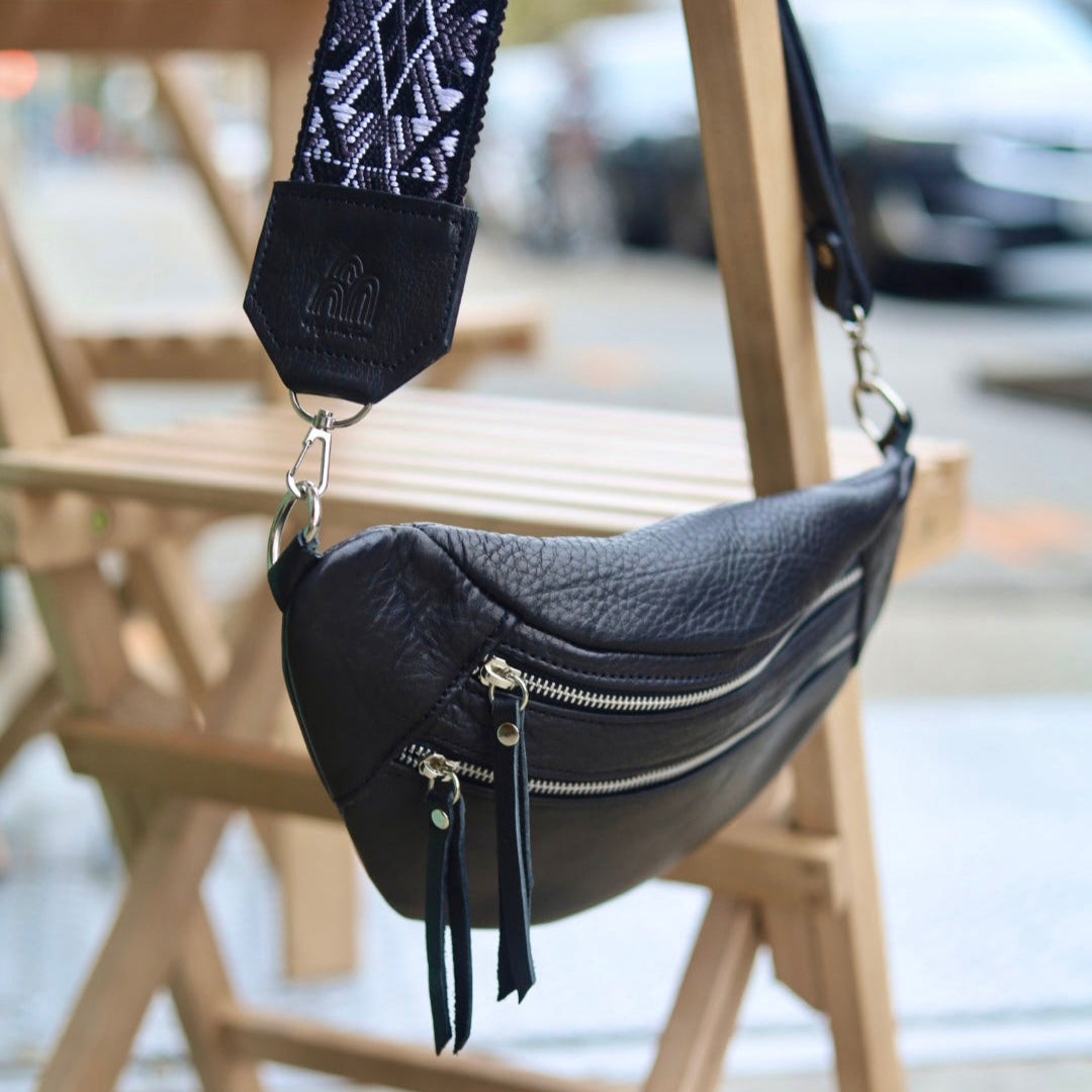 Emma Sling Bag + Tikal Strap in Black