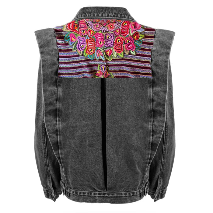 Chaqueta Huipil Dublin en Gris