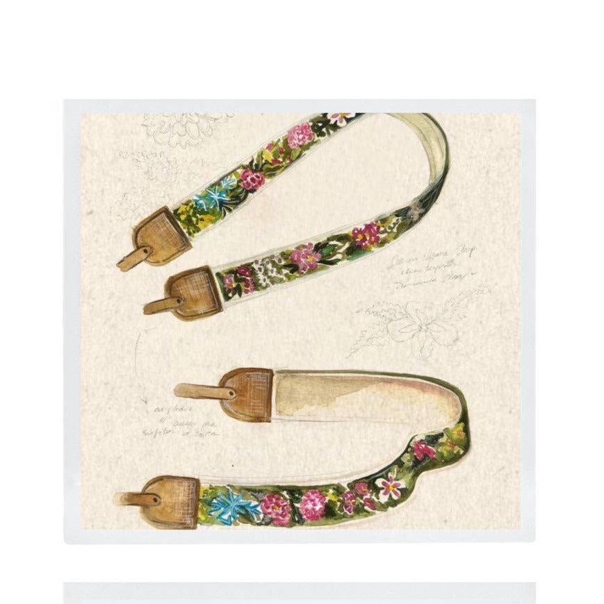 Copenhagen Camera Strap in Caramel by Mariu Riganti