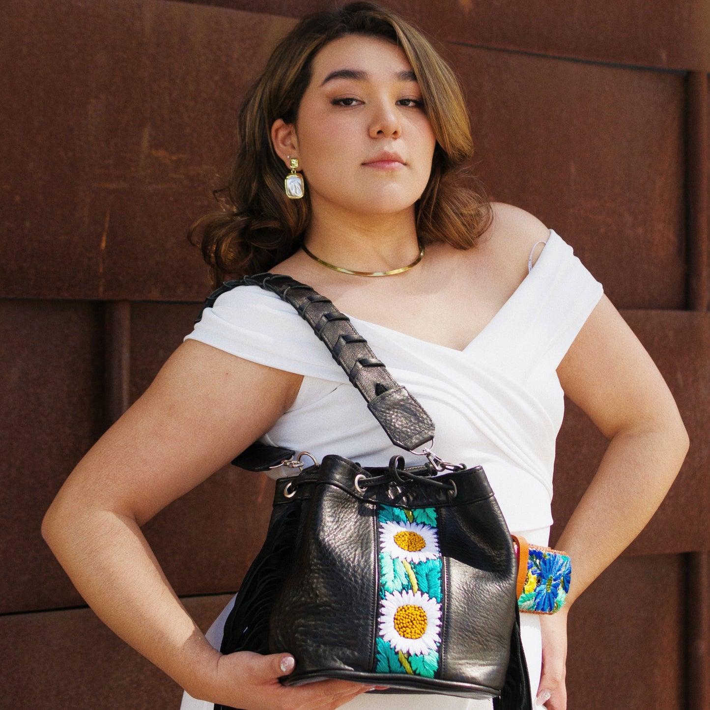 Bolso Elsa en Negro con Correa Edimburgo