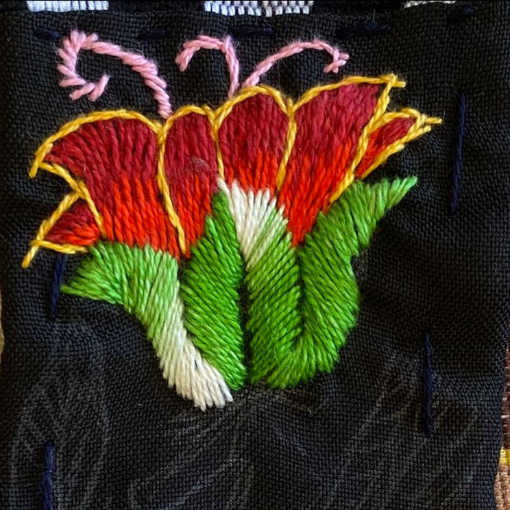Santiago Atitlán 1/2 Strap in Black
