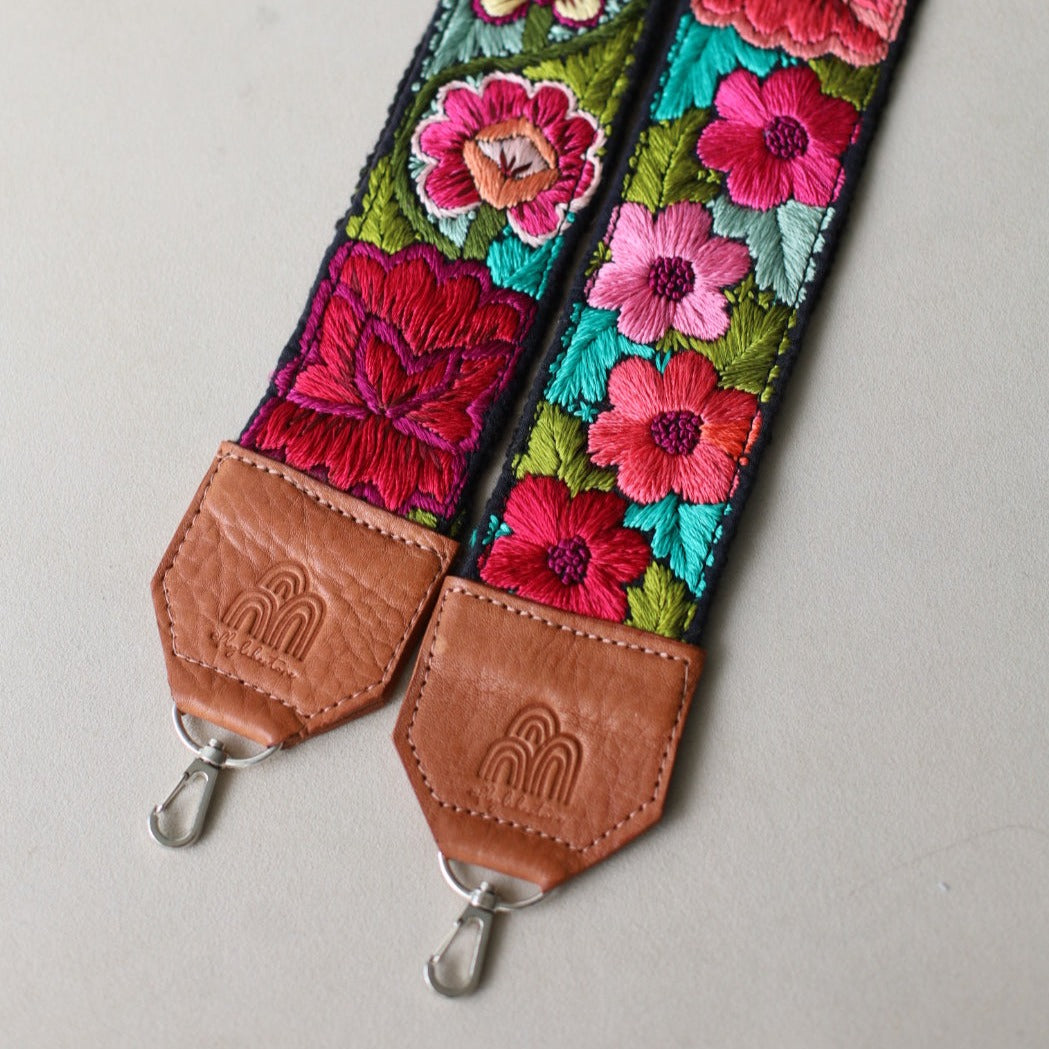 Mexico Camera Strap in Caramel