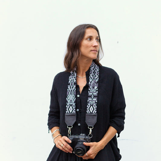 Tikal Camera Strap in Black
