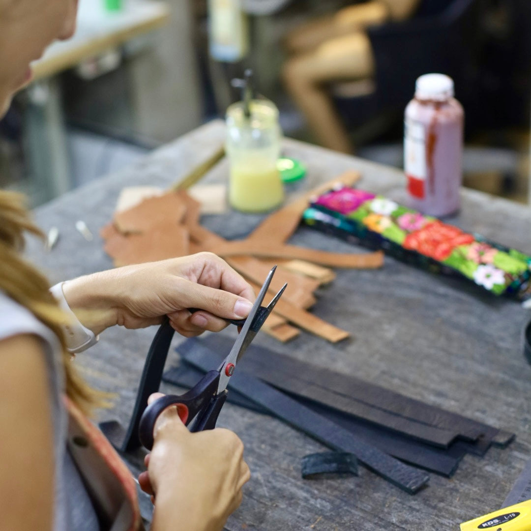Coco Sling Bag + Jaipur Strap in Caramel
