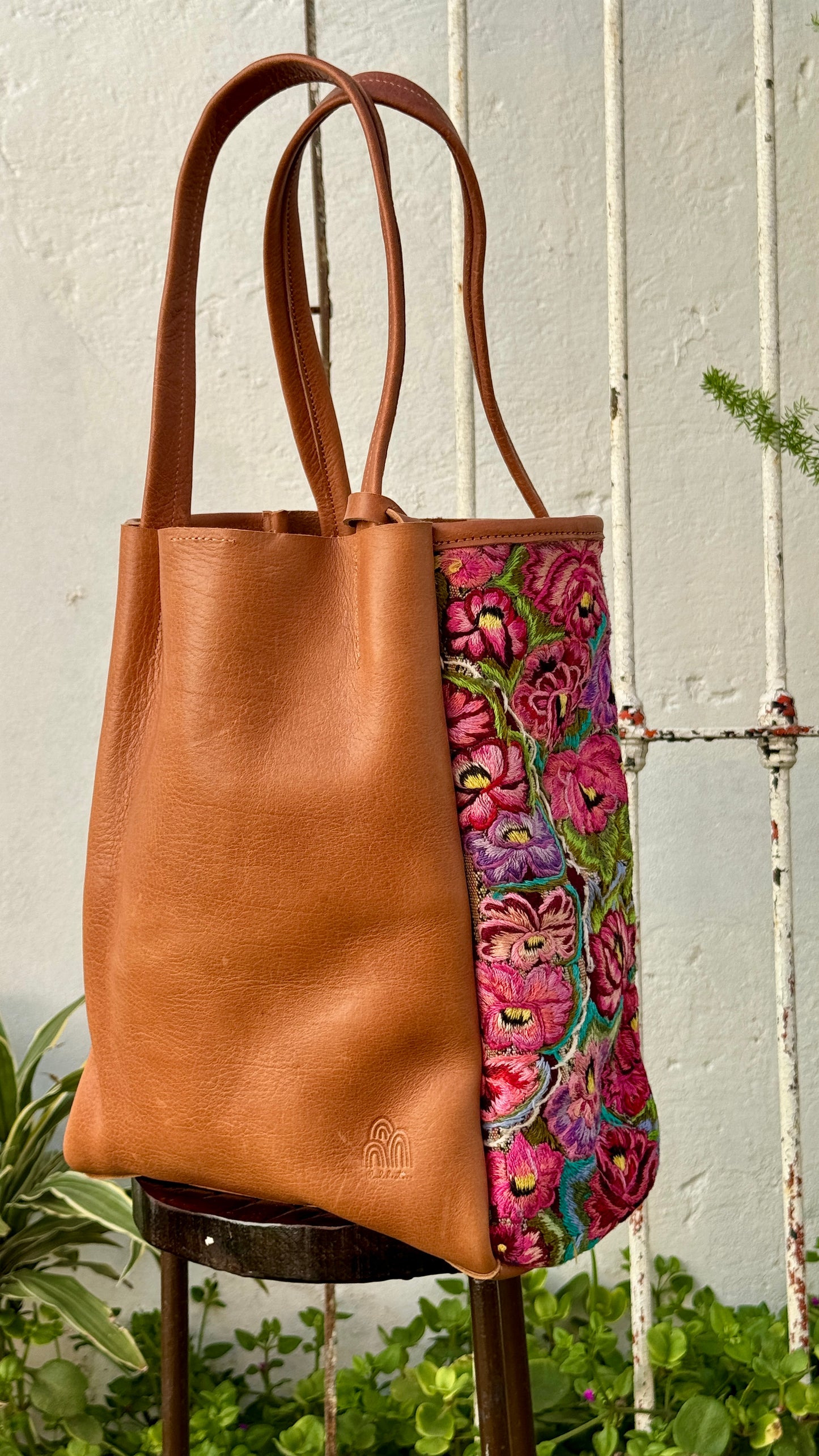 NEW! Huipil Tote Bag Lucy in Caramel 1
