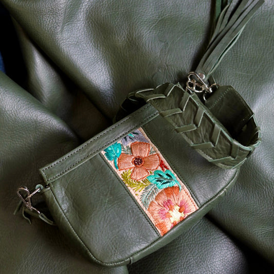 Mini Bag Lujan + Patagonia Strap in Olive Green