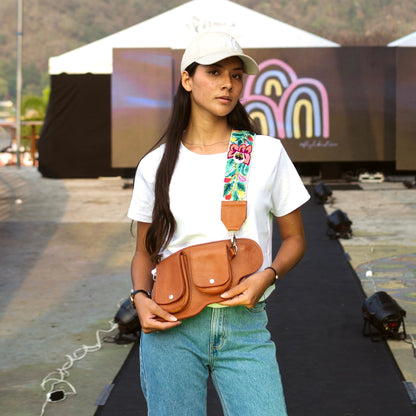 Coco Sling Bag + Cangas de Onis Strap in Caramel