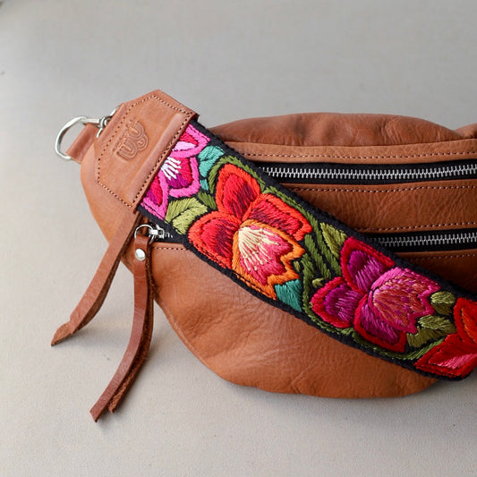 Emma Sling Bag + Hawaii Strap in Caramel