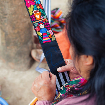 Guatemala Camera Strap in Caramel by Jessica Guttelewirz